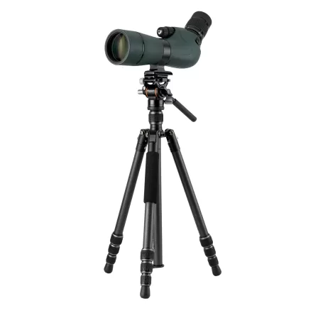 Tripé de viagem Vanguard Vanguard Vesta GO 234CV10 Carbon, cabeça de vídeo