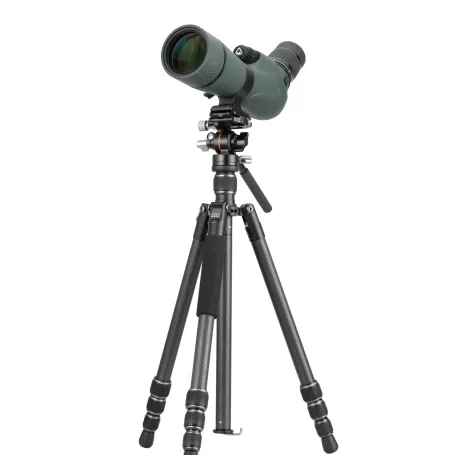 Tripé de viagem de carbono Vanguard Vesta GO 264CV12, cabeça de vídeo