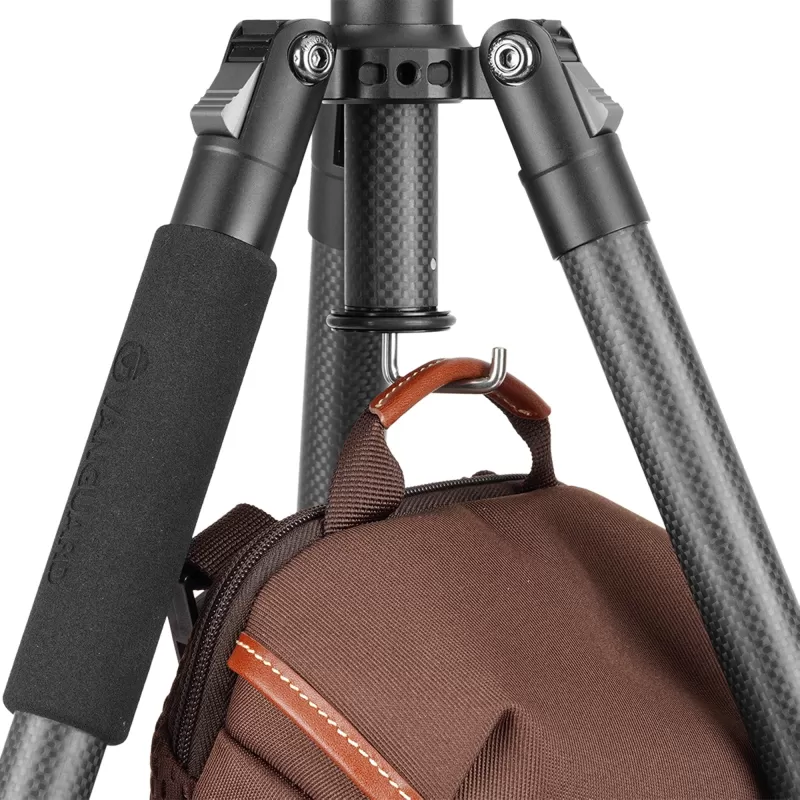 Tripé de viagem de carbono Vanguard Vesta GO 264CV12, cabeça de vídeo