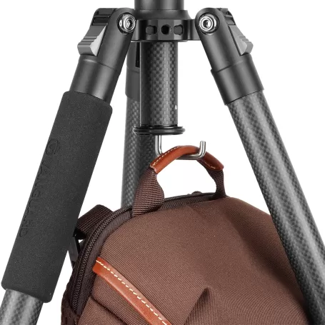 Tripé de viagem de carbono Vanguard Vesta GO 264CV12, cabeça de vídeo