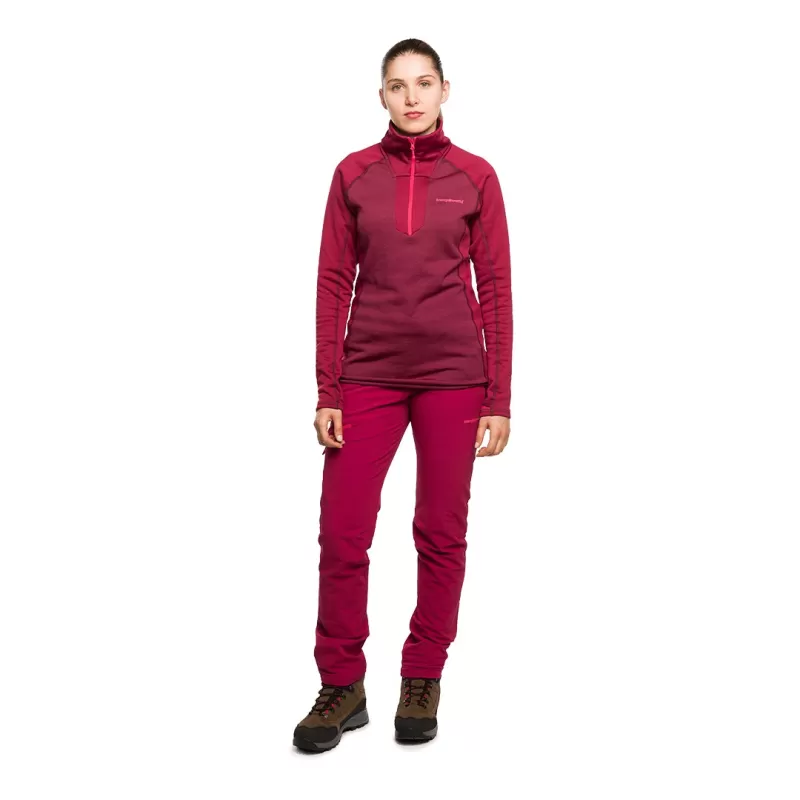 Trangoworld PANT. LARGO CAUSIAT ROSA