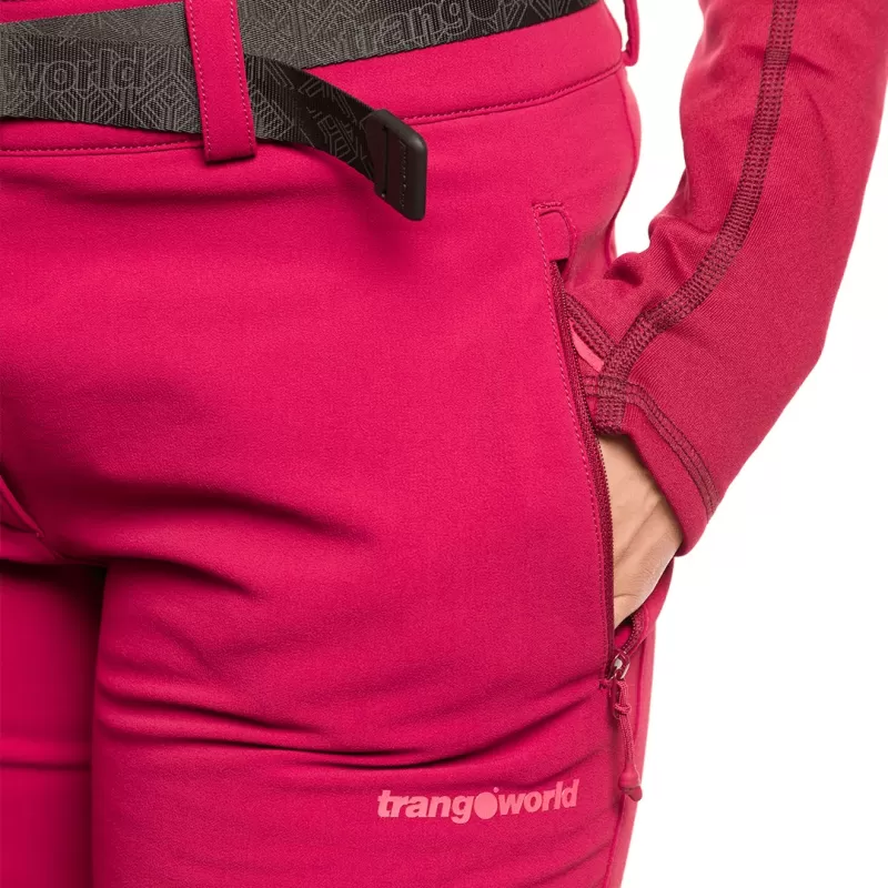 Trangoworld PANT. LARGO CAUSIAT ROSA