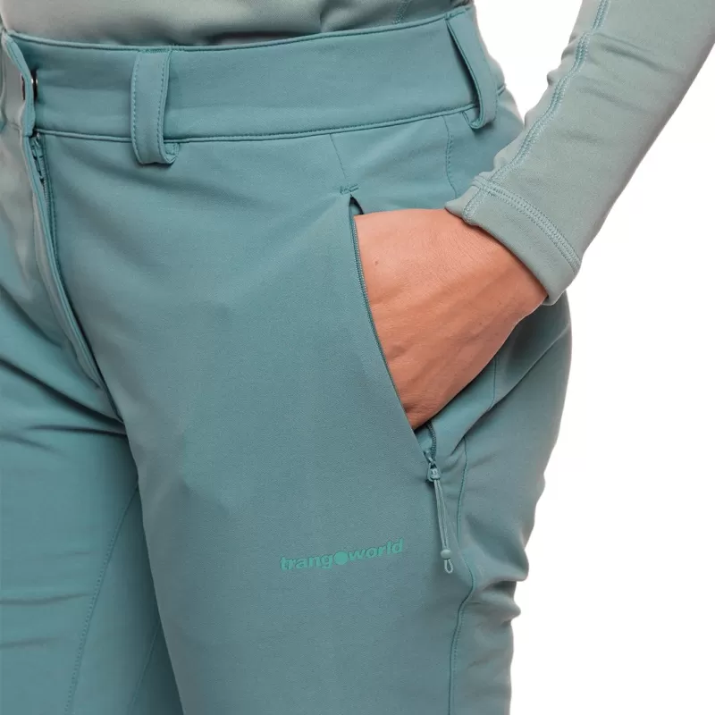 Trangoworld PANT. LARGO OLUKAI DR VERDE