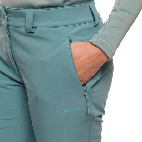 Trangoworld PANT. LARGO OLUKAI DR VERDE