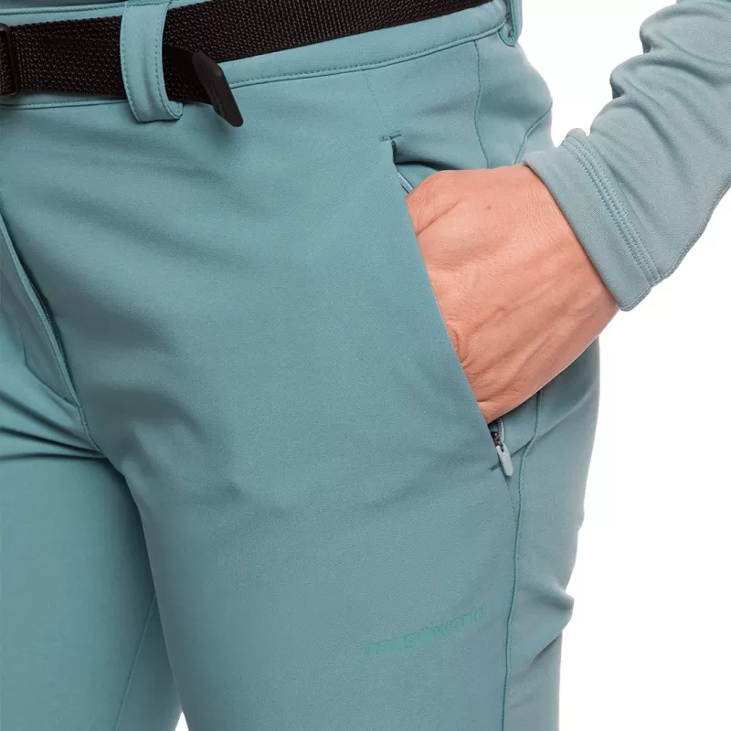 Trangoworld PANT. LARGO GLAMOS VERDE