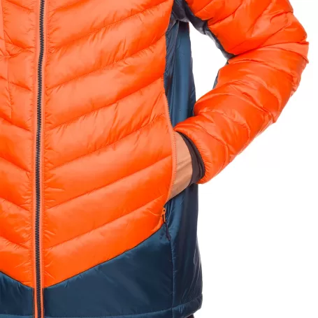 JAQUETA MEDEL Trangoworld LARANJA/AZUL ESCURO