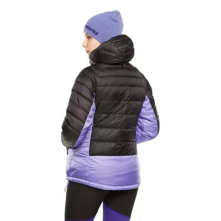 JAQUETA RULHE Trangoworld PRETA/AZUL CLARO