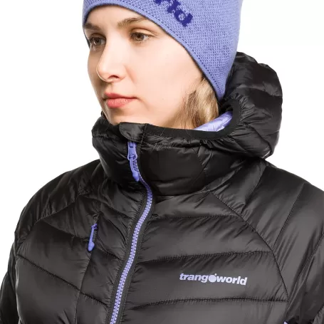 JAQUETA RULHE Trangoworld PRETA/AZUL CLARO