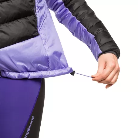 JAQUETA RULHE Trangoworld PRETA/AZUL CLARO