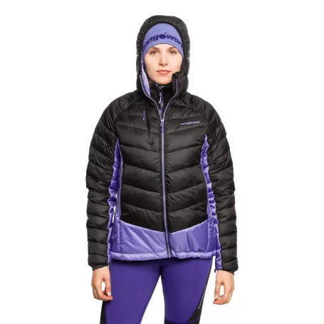 JAQUETA RULHE Trangoworld PRETA/AZUL CLARO