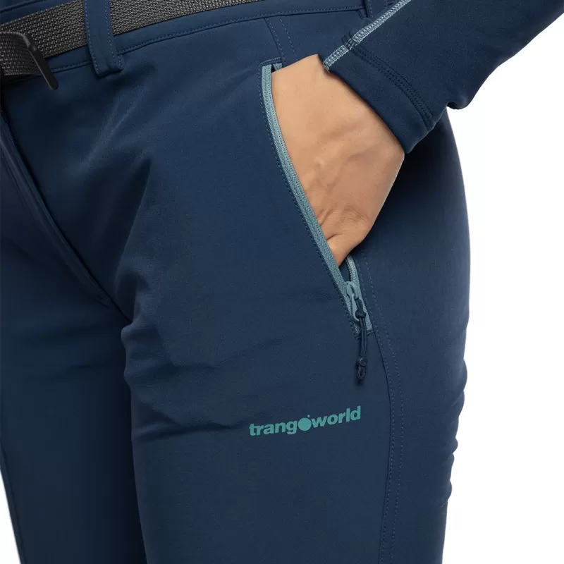 Trangoworld PANT. LARGO PARANA AZUL