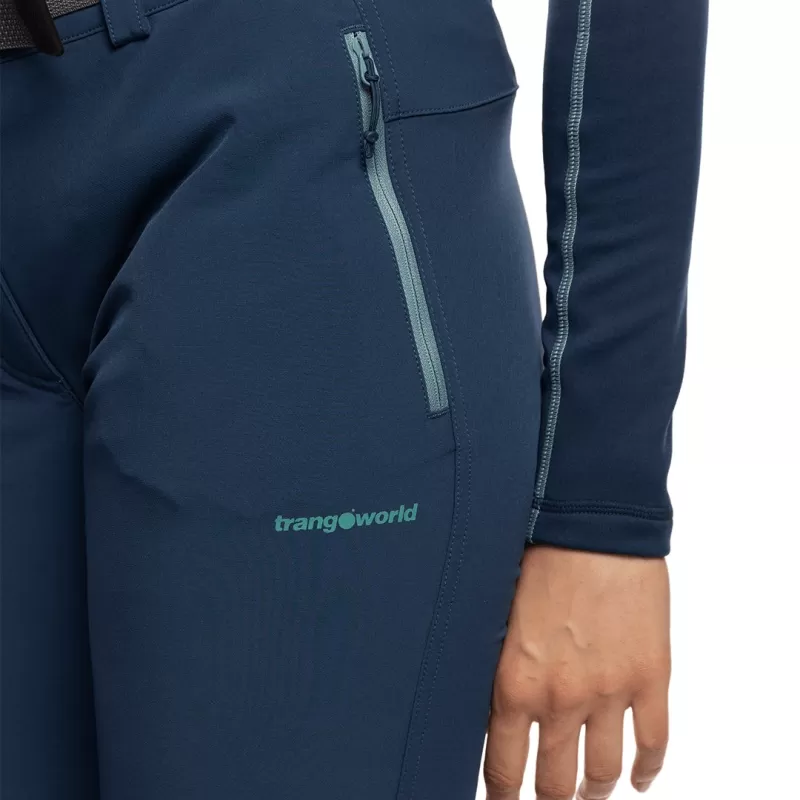 Trangoworld PANT. LARGO PARANA AZUL
