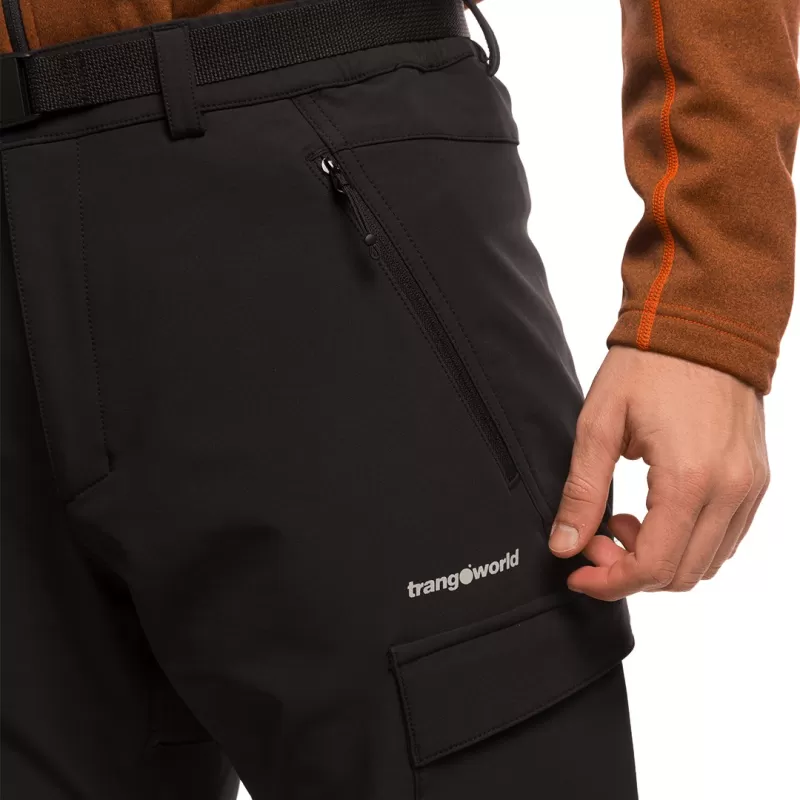 Trangoworld PANT. LARGO ZAGORA NEGRO