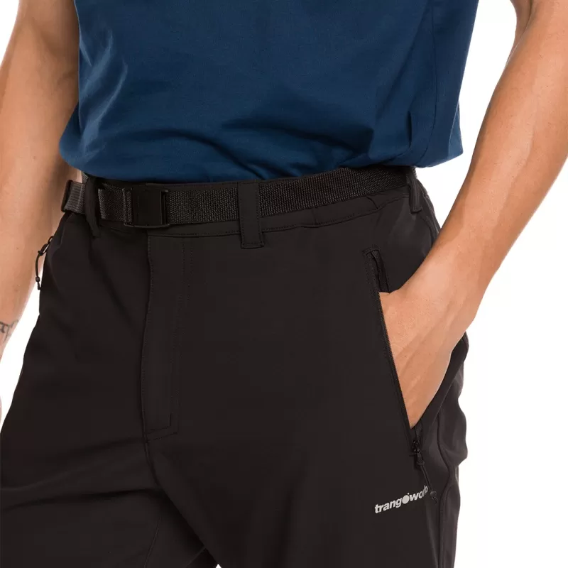 Trangoworld PANT. LARGO AGADIR NEGRO