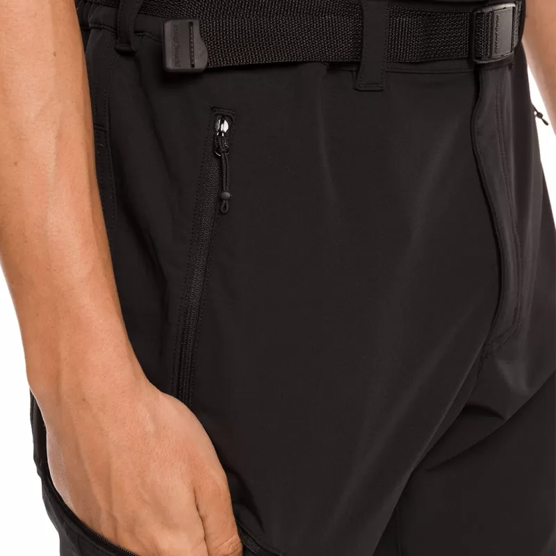 Trangoworld PANT. LARGO AGADIR NEGRO