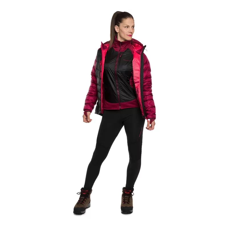 Trangoworld LEYNAR JACKET PRETO/ROSA
