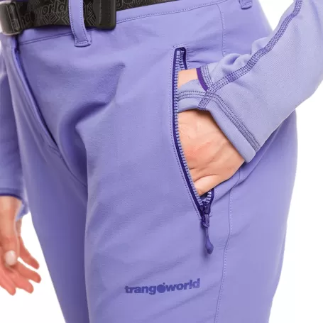 Calças compridas Trangoworld em azul/azul escuro