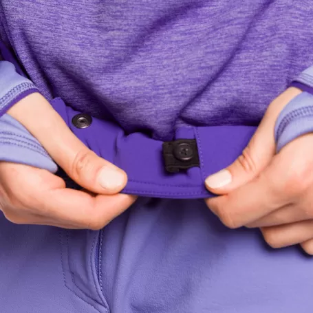 Calças compridas Trangoworld em azul/azul escuro