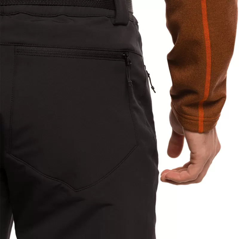 Trangoworld PANT. LARGO RAMLIA NEGRO
