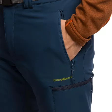 Trangoworld PANT. LARGO RAMLIA AZUL