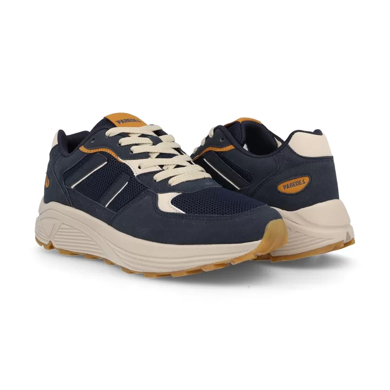 Paredes Zapatillas Casual Hombre Versátiles Salares Azul Marino