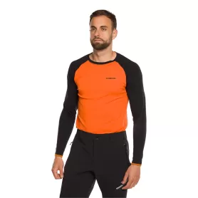 CAMISETA INTERIOR CLARAC NARANJA/NEGRO