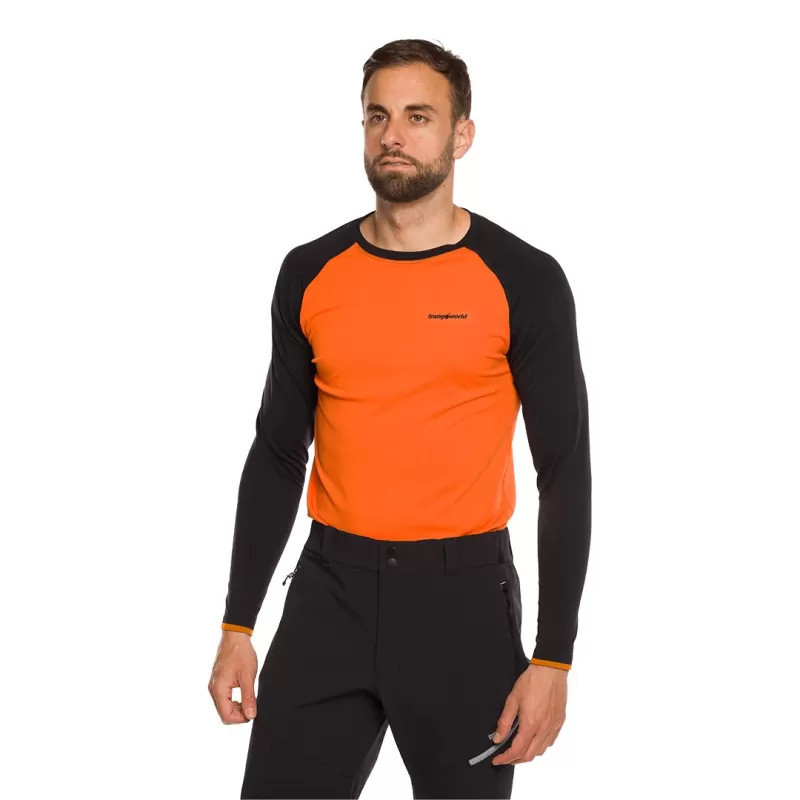CAMISETA INTERIOR CLARAC NARANJA/NEGRO CAMISETA INTERIOR CLARAC NARANJA/NEGRO
