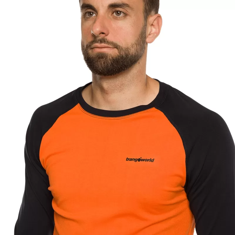 Trangoworld CAMISETA INTERIOR CLARAC NARANJA/NEGRO