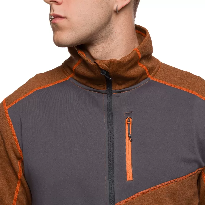 JAQUETA Trangoworld LEMPS LARANJA/CINZA