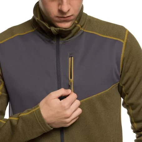 JAQUETA Trangoworld LEMPS MARROM/CINZA