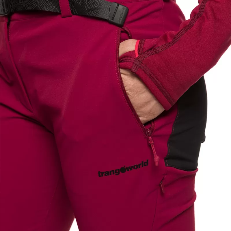 Trangoworld PANT. LARGO DUNAI DR ROSA/NEGRO