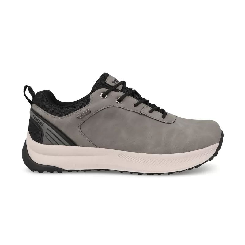 Calçado de Trekking Paredes Masculino Argolas Resistentes Cinza Cinza Calçado de Trekking Paredes Masculino Argolas Resistentes Cinza Cinza