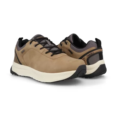 Calçado de caminhada leve masculino Paredes com argolas marrons
