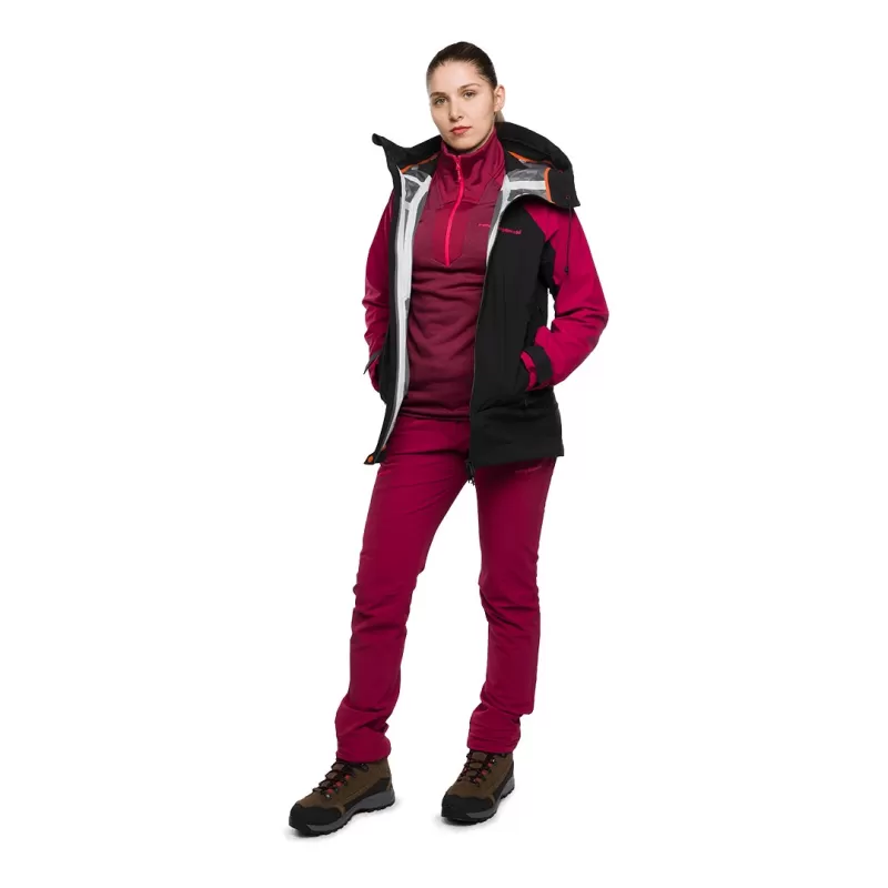 JAQUETA Trangoworld RUBY PRETA/ROSA