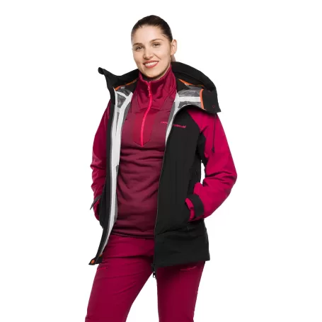 JAQUETA Trangoworld RUBY PRETA/ROSA