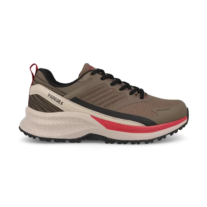 Calçados de caminhada masculinos Paredes Gascones Khaki de alta tração Calçados de caminhada masculinos Paredes Gascones Khaki de alta tração