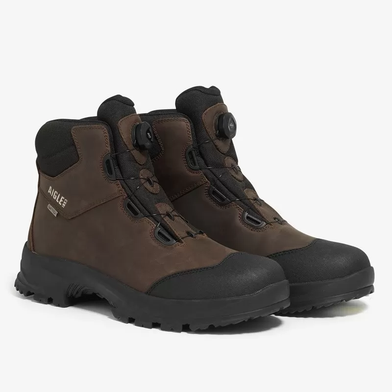 BOTA AIGLE LAFORSE SEM CADARÇO MTD MARROM ESCURO