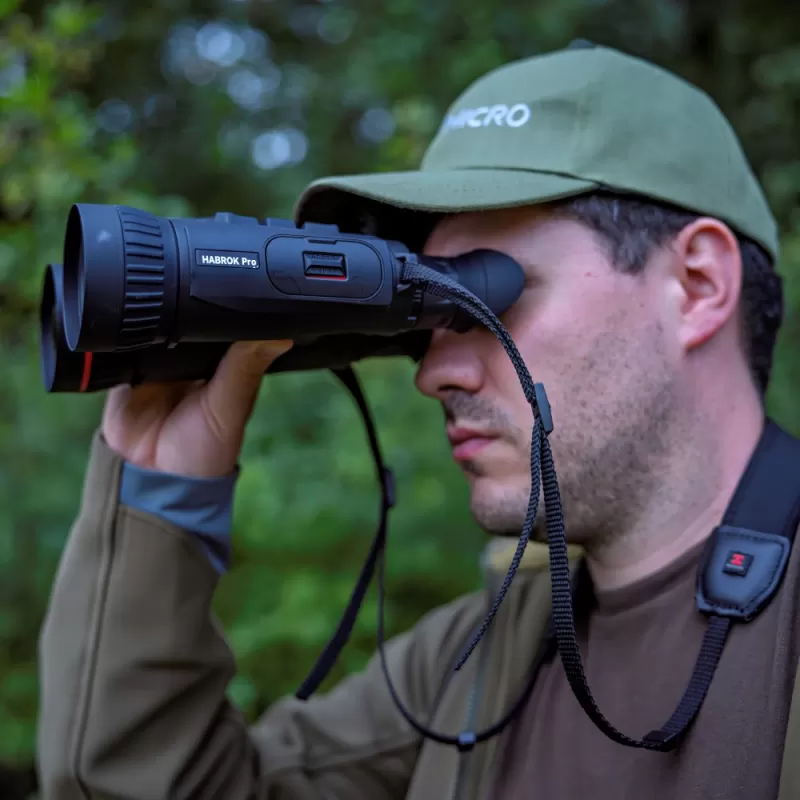Prismático Multiespectro HikMicro HABROK PRO HQ50-L  PRO  640 con Telémetro + IR850