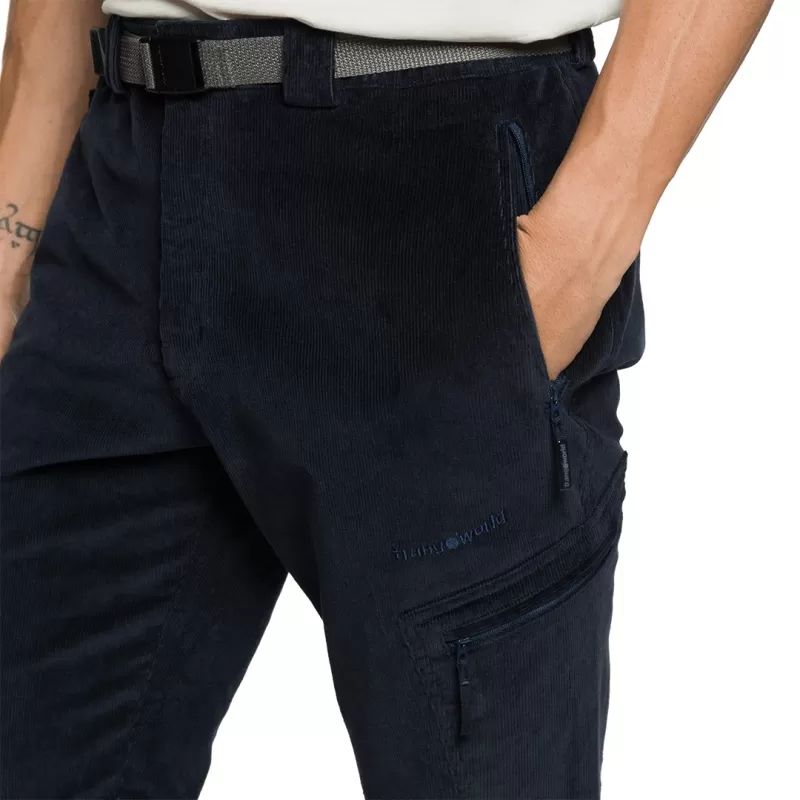 Trangoworld PANTALÓN LARGO GOYM AS001 AZUL OSCURO