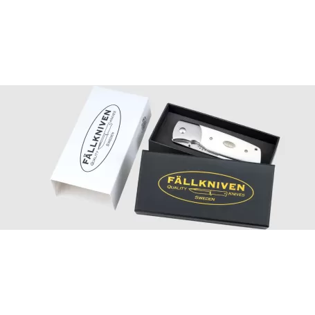 Fallkniven Elmax Steel - Dragão Dourado - Clipe