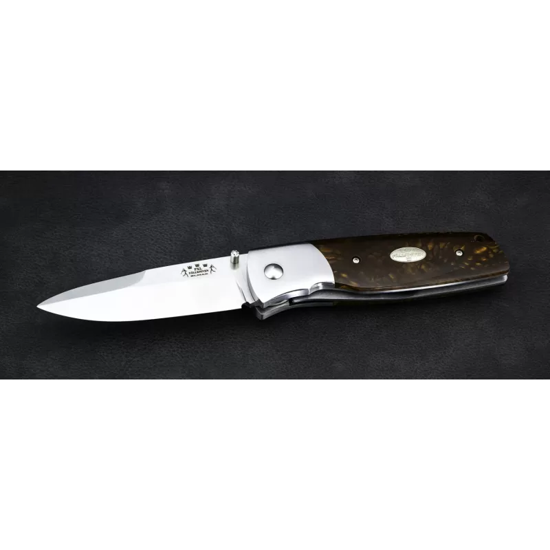 Fallkniven Elmax Steel - Dragão Dourado - Clipe Fallkniven Elmax Steel - Dragão Dourado - Clipe