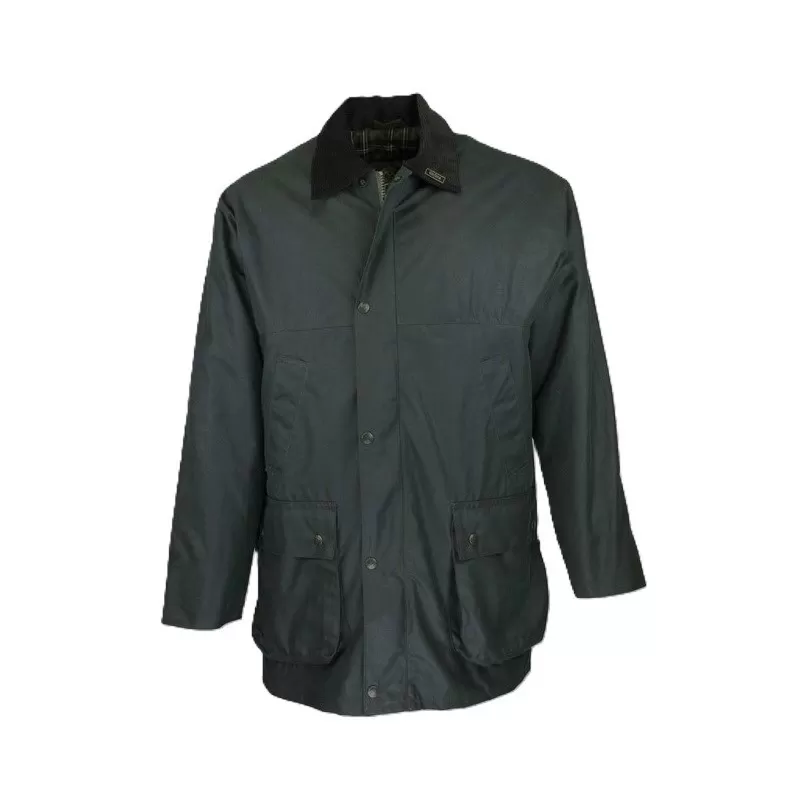 Jaqueta Oxford Azul Countryman Verde Encerada