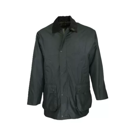 Jaqueta Oxford Azul Countryman Verde Encerada