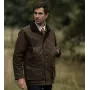 Jaqueta Oxford Azul Kingsbridge Caramelo Encerada