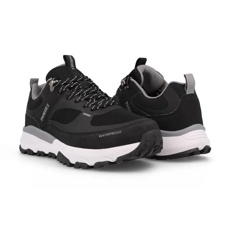 Paredes Zapatillas trekking hombre Lamas negro