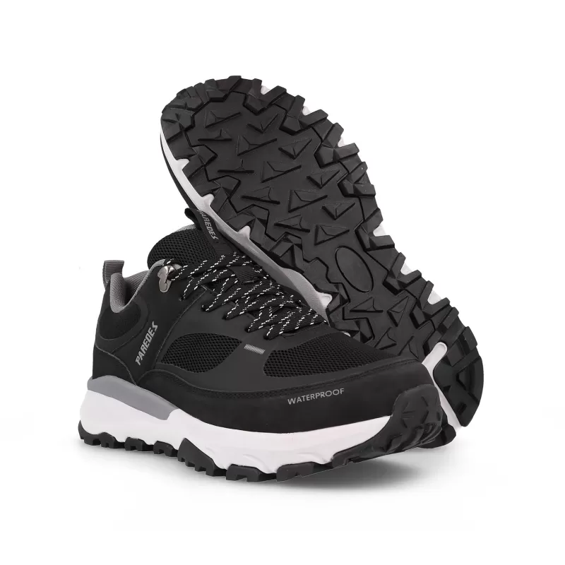 Paredes Zapatillas trekking hombre Lamas negro