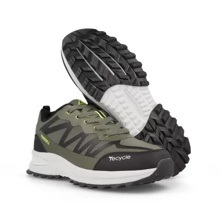 Sapatos de trekking masculinos Paredes Noval cáqui