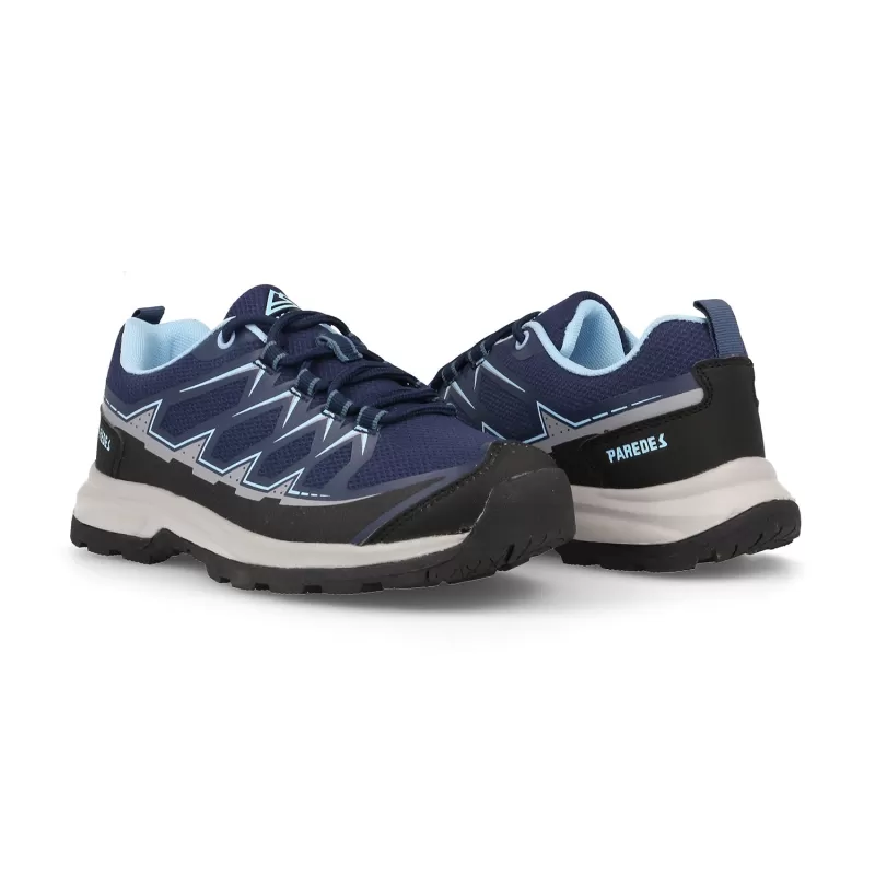 Calçado de trekking feminino Paredes Rinlo azul marinho