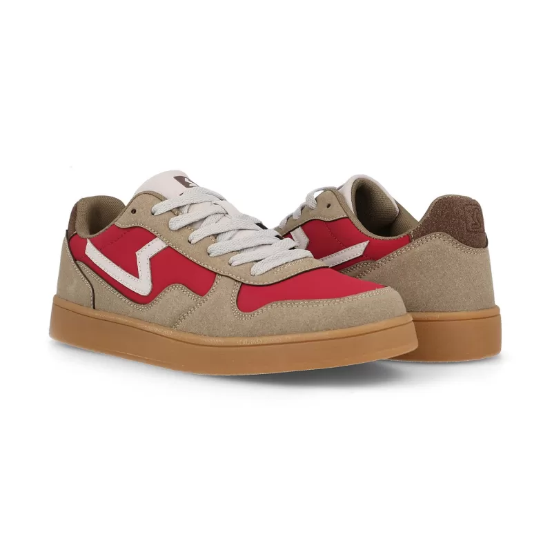 Paredes Zapatillas casual hombre Alkiza burdeos