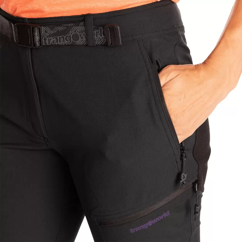 Trangoworld PANT. LARGO TRX2 DURA WM PRO NEGRO/MORADO